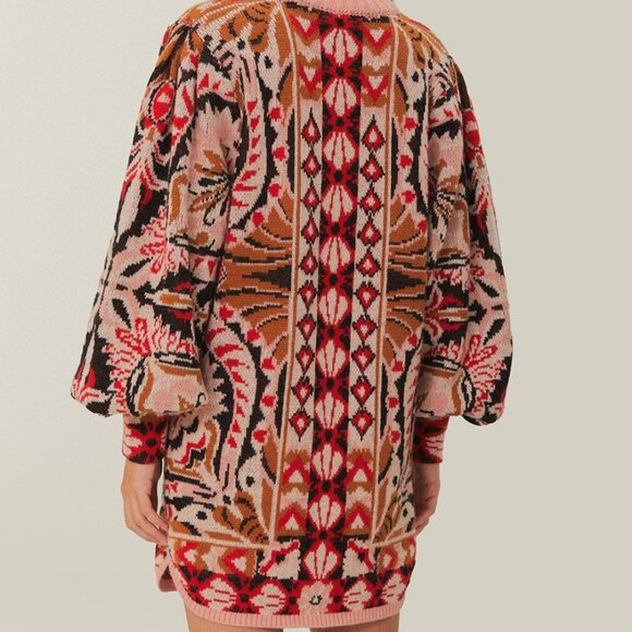 FARM Rio NWT Pink Pineapple Sweaterdress - Picture 3 of 3